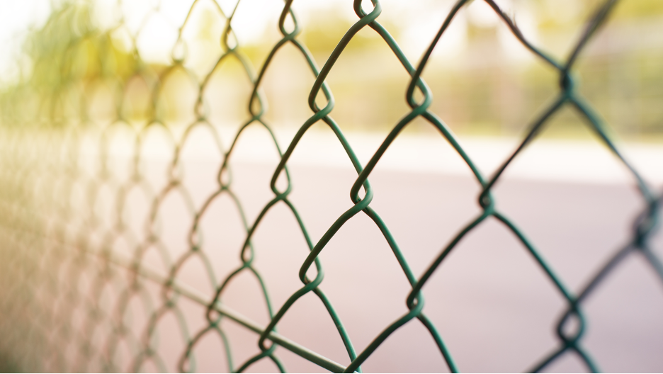 Chain link fencing in Lake Zurich, Illinois